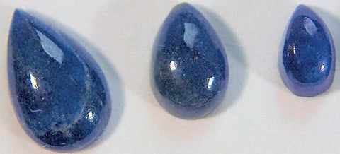 5x3mm Natural Lapis Lazuli Pear Shape Cabs