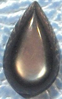 10x6mm Pear Shape Black Tahitian Mother of Pearl