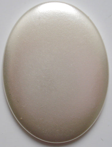 40X30MM Low dome Oval Faux Pearl Cabochons
