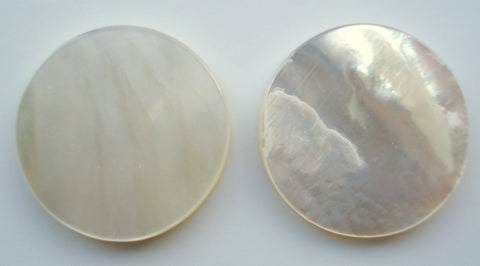 18MM ROUND NATURAL MOTHER OF PEARL DISCS