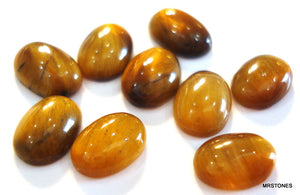 7x5mm Natural Tigers Eye Oval Cabochon