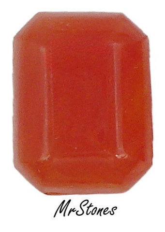 18x13mm (2647) Juicy Semi-Transluscent Cornelian Cushion Octagon Cabochon Japan