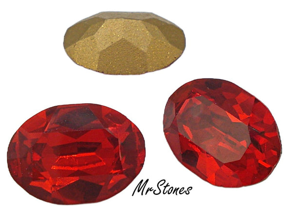 14x10mm (4120) Light Siam Oval Shape