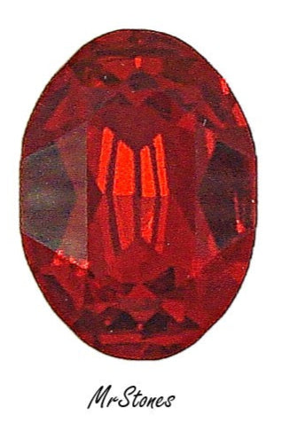 14x10mm (4120) Light Siam Oval Shape