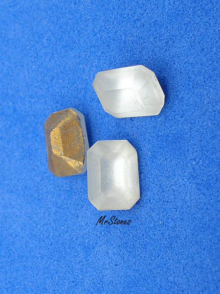 8x6mm (4600/2) TTC Crystal Frosted Matte Cushion Octagon