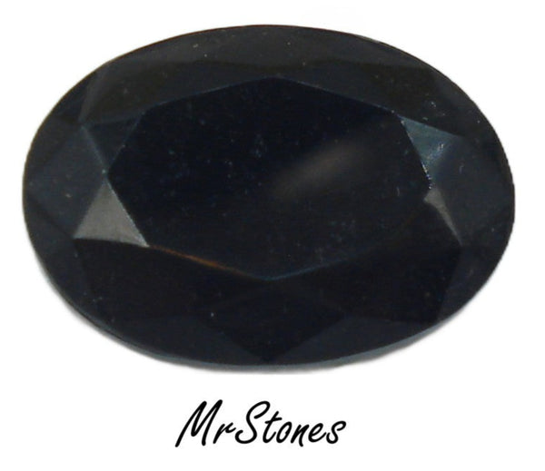 18x13mm (4130/2) TTC Jet Unfoiled Oval Shape