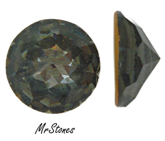 18mm (2020) Black Diamond Rauten Rose Cut Swarovski Special
