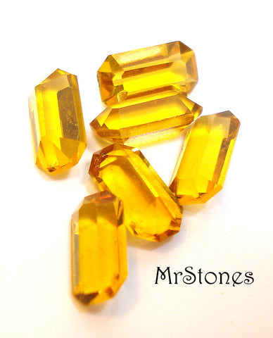 8x4mm (4600) Topaz Unfoiled Cushion Octagon