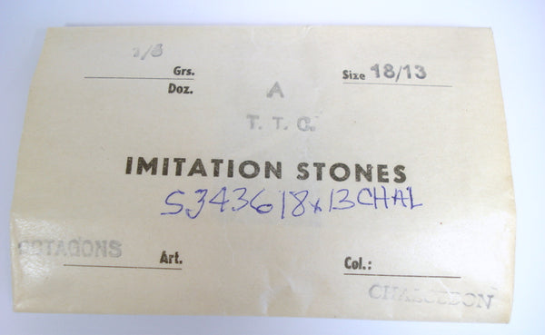 18x13mm (4626/2) TTC Chalcedony Cushion Octagon