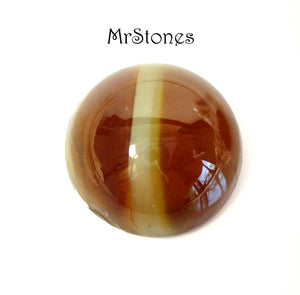 13mm (1684) Brown Tan Round Cabochon