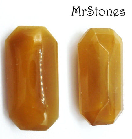 16x8mm (3436) Topaz Moonstone Cushion Octagon Buff Top Doublet