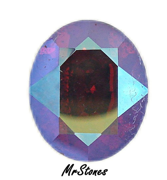 12x10mm (4120) Light Siam AB Oval Shape