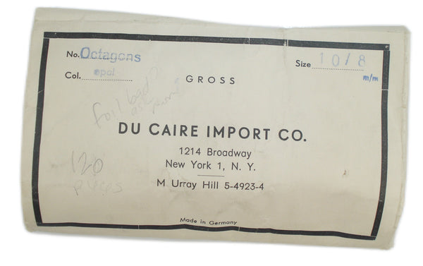 10x8mm (3436) White Opal Cushion Octagon Buff Top Doublet