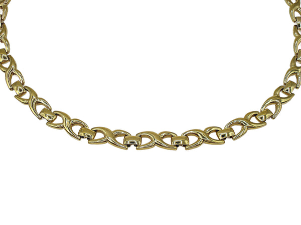 Monet X Design Shiny Link Choker Necklace