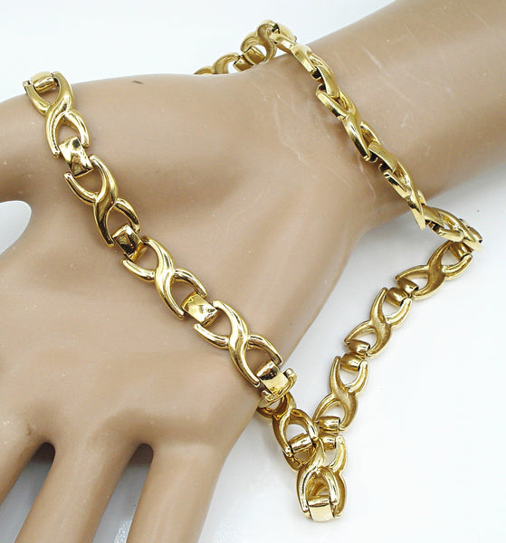 Monet X Design Shiny Link Choker Necklace