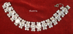 Austria Glam Bracelet Crystal Dentelles 6 3/4" x 3/4"