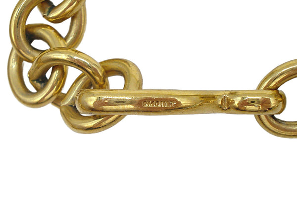 Monet Chunky Gold Tone Heavy Necklace 18"