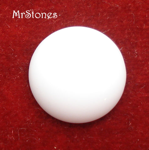 13mm (2194) Chalk White Round Cabochon