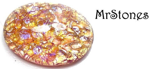 18x13mm (1685) Peach Opal Oval Cabochon