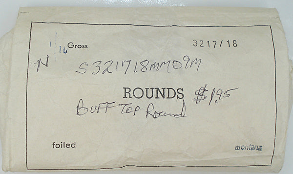 18mm (3217) Montana Sapphire Round Buff Top Doublet Disc Like Cabochon