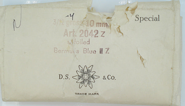 10mm (2042z) Bermuda Blue II Z Swarovski D S Co. Specialty