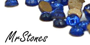 1.3mm (2194) Rich Sapphire Blue Tiny Round Cabochon