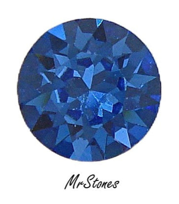 8.2-8.4mm (1088) (39ss) Sapphire New Cut Swarovski Round Chaton
