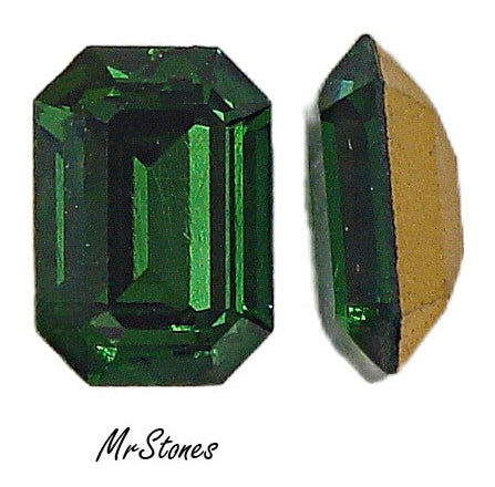 14x10mm (4610) Green Turmaline Step Cut Cushion Octagon DS Co.