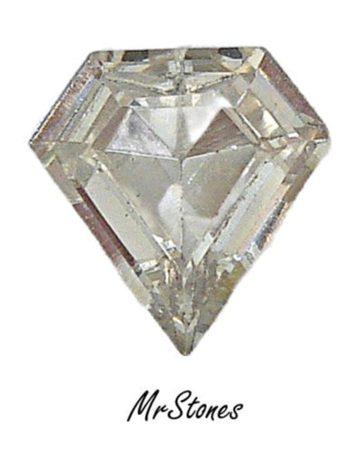 13.5mm Crystal Machine Cut Pentagon Shape 5 Sided Classic Look