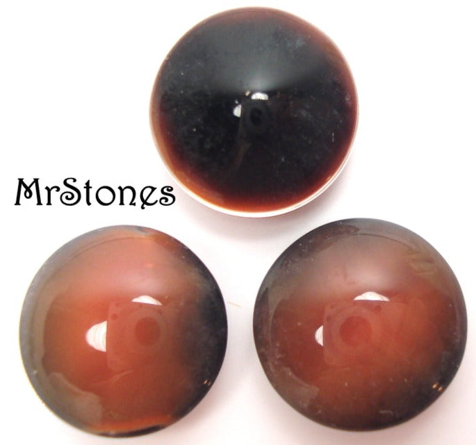 11mm (3189) (48ss) Red Moonstone Round Buff Top Doublet