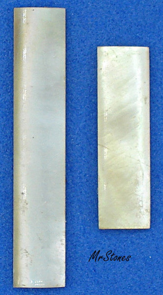 10pc Lot Mother of Pearl on Metal Bar Panels 22x6mm and 1.5" x 6mm $3.95/10pc Lot