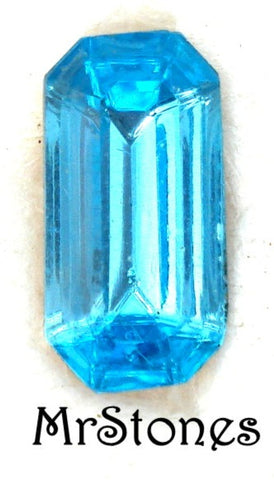 12x6mm (4610/2) TTC Czech Aqua Blue Green Step Cut Cushion Octagon 1pc or 3pk