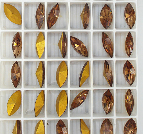 15x7mm (4200) M/C Colorado Topaz Pointed Back Marquises