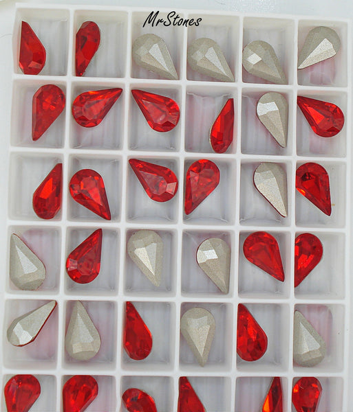 13x7.8mm (4300) Light Siam Pear Shape