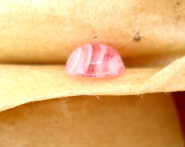 6mm (6.5mm) (1684) Flawed Rose Quartz Round Cabochon Japan Pink Shades