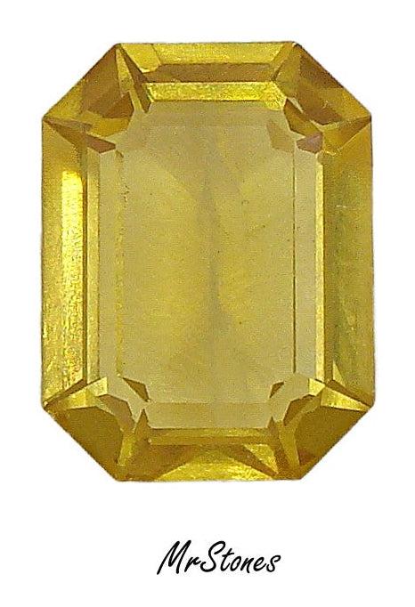 20x15mm (4610) Light Topaz Unfoiled Cushion Octagon Step Cut Swarovski DS Co.