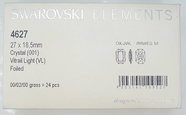 27x18.5mm (4627) Vitrail Light Cushion Octagon