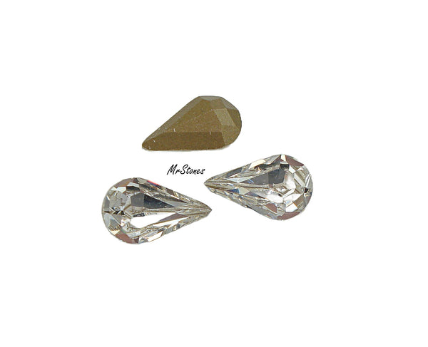 13x7.8mm (4300) Pear Shape Teardrop Machine Cut