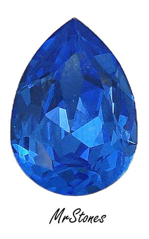 18x13mm (4320) Sapphire Pear Pendeloque Shape