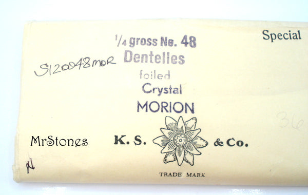 10.9-11.3mm (1200) (48ss) M/C Morion Dentelle Round Swarovski