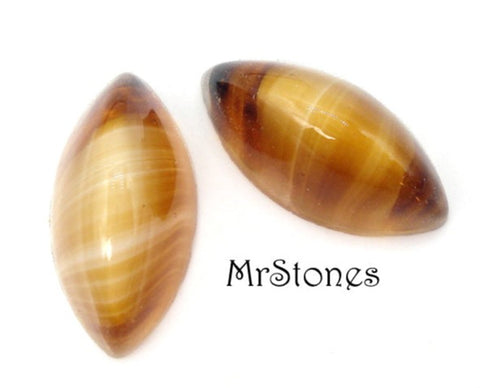 18x9mm (3175) Topaz Porphyry High Dome Marquise Navette Cabochon