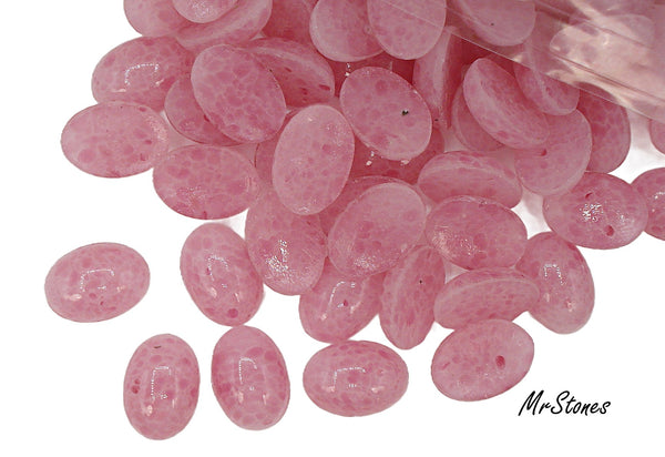 14x10mm (2195) Rose Pink Quartz Oval Cabochon