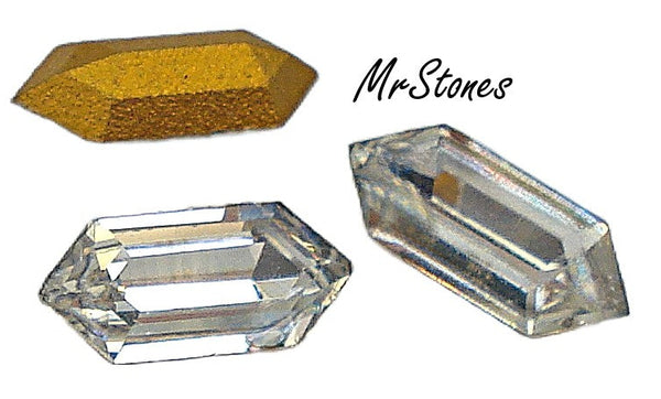 12x5mm (4732) (Art 140/II) Crystal Pointed Ends Baguette K.S. Co. Swarovski
