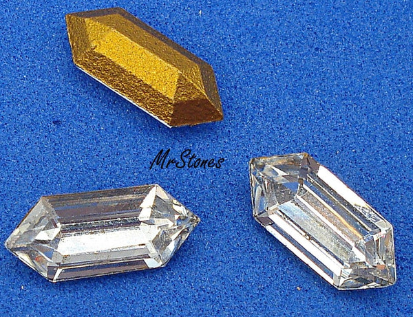 12x5mm (4732) (Art 140/II) Crystal Pointed Ends Baguette K.S. Co. Swarovski