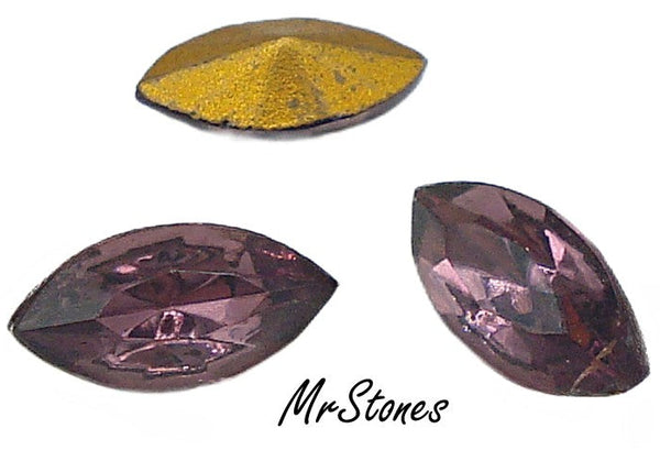 8x4mm (4200/2) TTC Amethyst Marquise Navette 100pk/$7.95