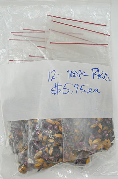 8x4mm (4200/2) TTC Amethyst Marquise Navette 100pk/$7.95