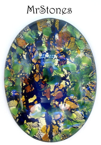 40x30mm (1685) Opal Green Oval Cabochon #2 Color