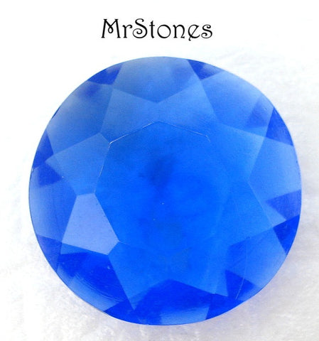 25mm (1200/2) TTC Sapphire Un-foiled Dentelle Round