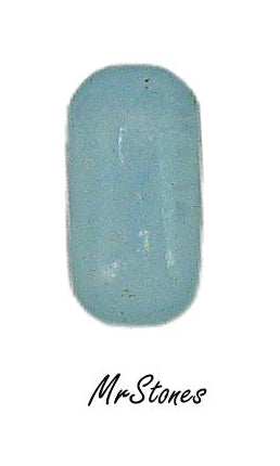 8x4mm (3436) Blue Opal Cushion Octagon Buff Top Doublet