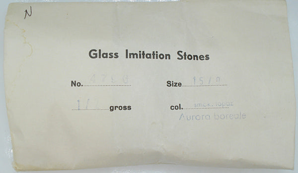 15x9mm (01018) Smoked Topaz AB Oval Ribbed Cabochon West Germany